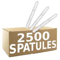 Spatules (pour DA) 90mm translucide - 2500 spatules