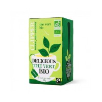 Delicious Thé vert Bio boîte de 20 sachets
