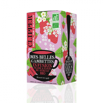 CLIPPER - Infusion mes belles gambettes bio - 20 sachets