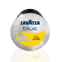 Une boîte de 50 capsules de thé citron Lavazza.