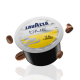 Une boîte de 50 capsules de thé citron Lavazza.